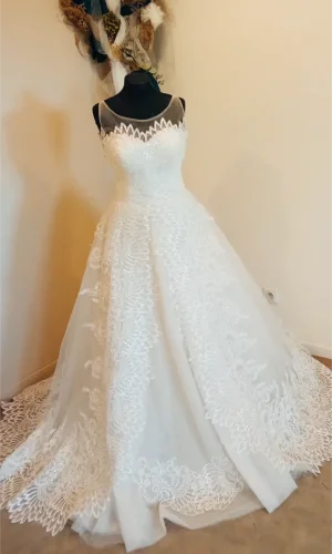Robe Angel tulle et dentelle