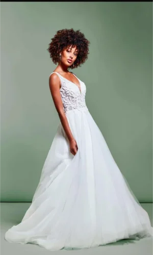 Robe Catherine tulle et dentelle