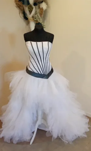 Robe Kendra bustier (upcycling)