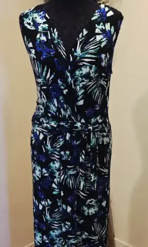 robe cocktail fleuri