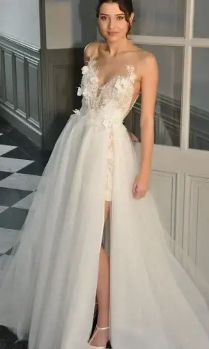 Robe de mariée courte romy