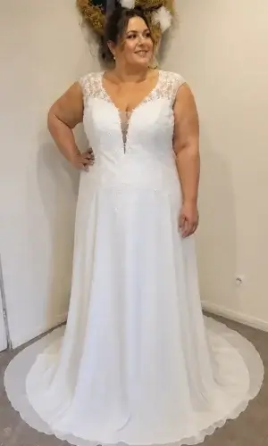 Robe de mariée mousseline