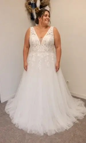 Robe de mariée tulle et dentelle