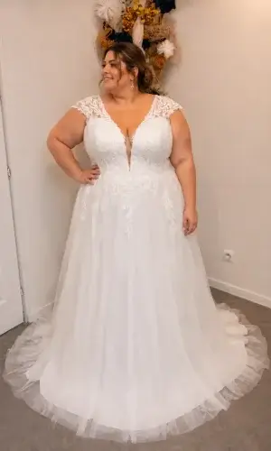 Robe de mariée tulle et dentelle