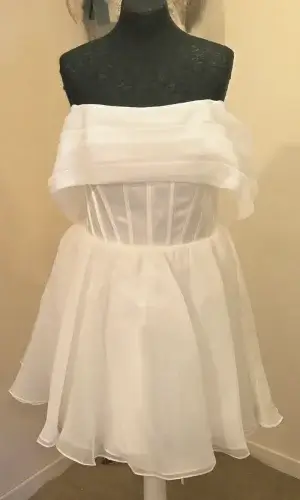 Robe de mariée courte
